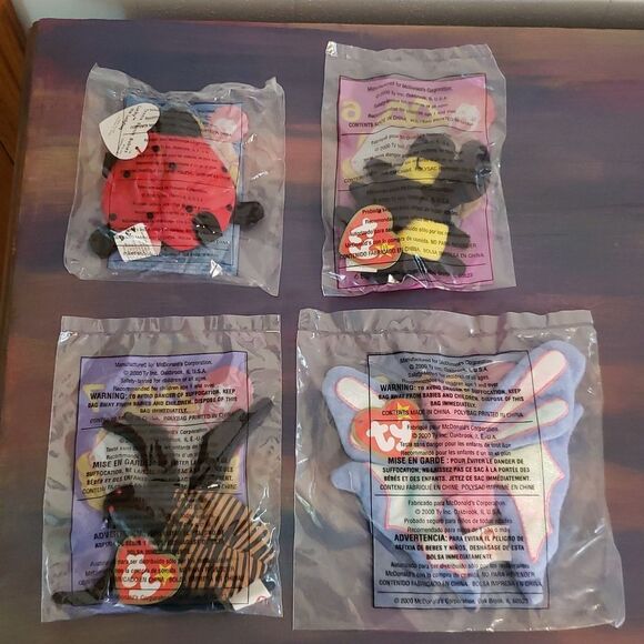 Vintage Complete Set of 18 Sealed McDonalds Teeny Beanie Babies (2000) - Picture 5 of 11